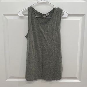 Olive green tank top. Size large.